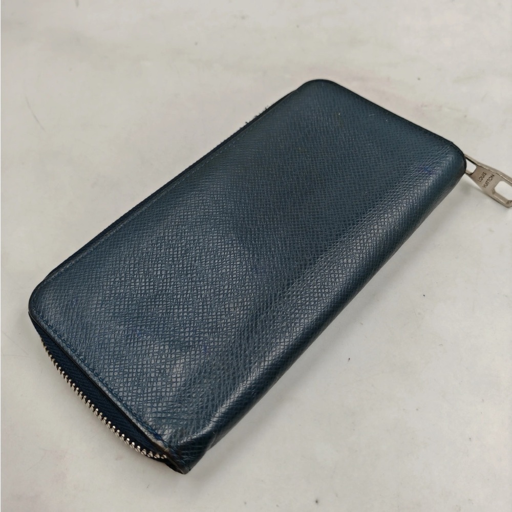 Louis Vuitton Navy Leather Wallet